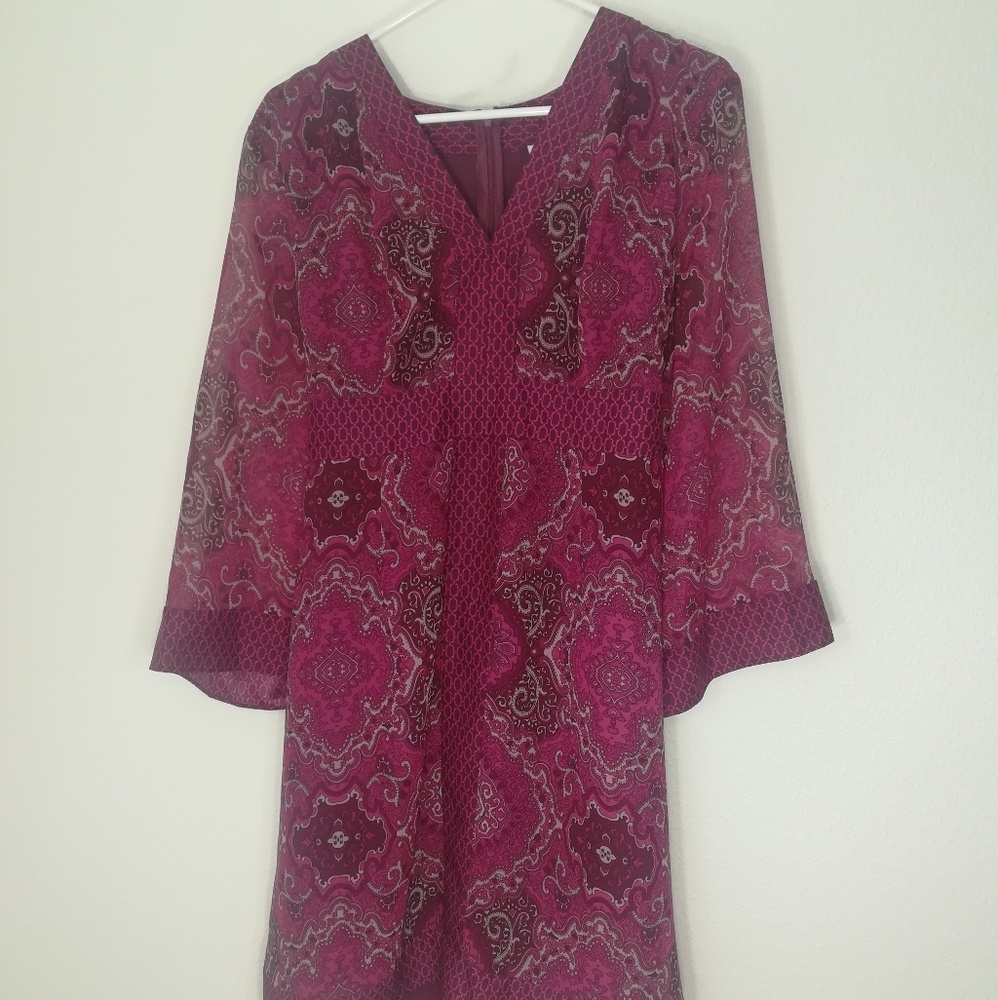 New York & Company Peasant Blouse Top